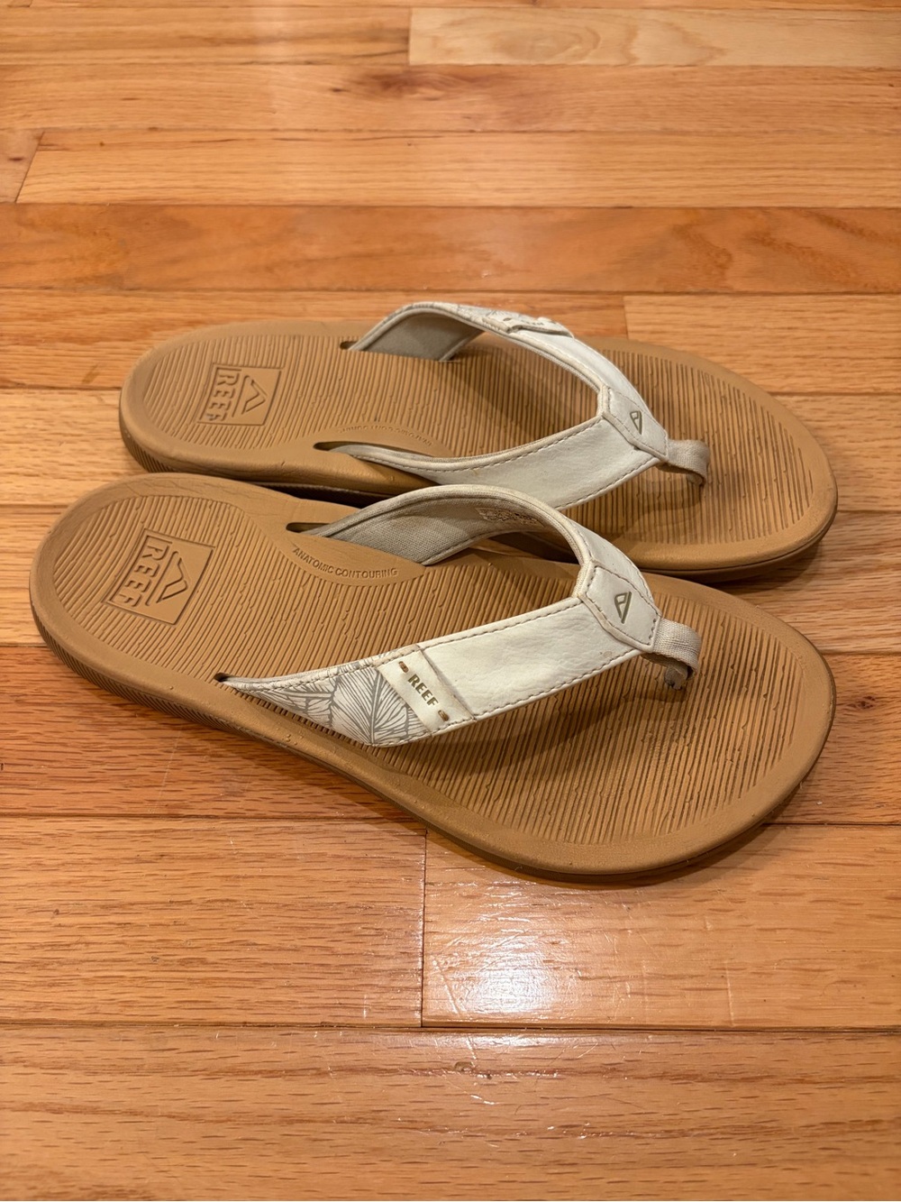 Reef Santa Ana Cloud Women's Casual Leather Flip Sandals